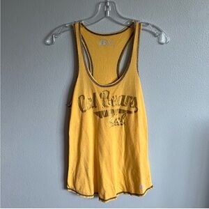 Russell Women’s Small California Bears Gold Athletic Tank Top